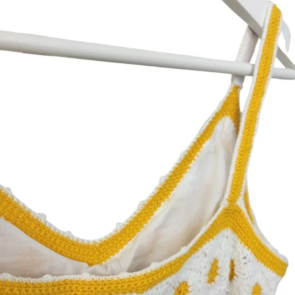 Tory Burch Crochet Sun Lined Dress Size Small - Picture 6 of 8